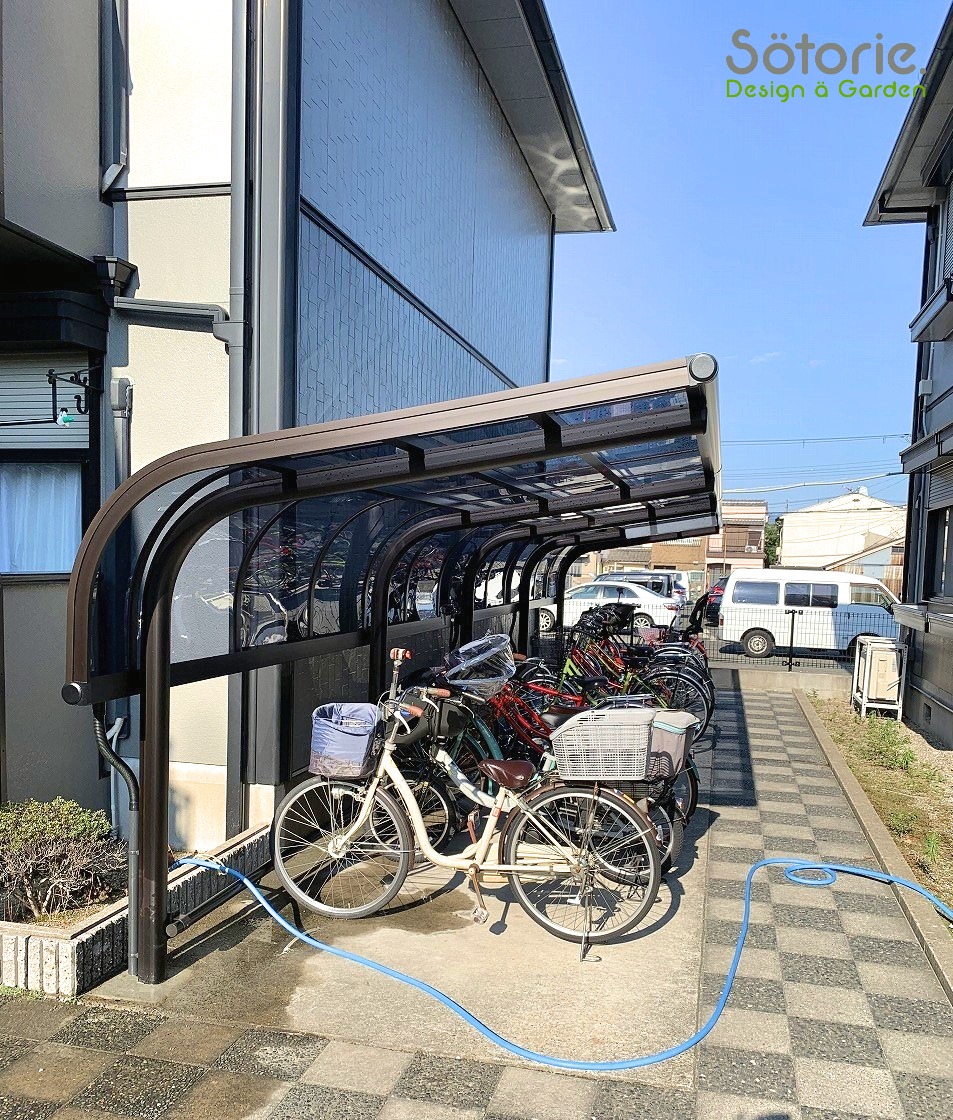 サイクルポート 設置後
