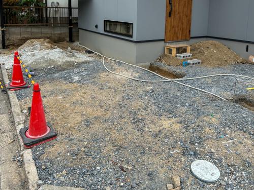 施工前 — 大阪府枚方市 新築外構
