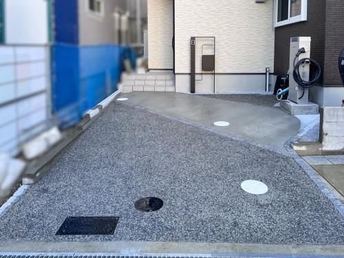 施工後 — 大阪府箕面市 K様邸 新築外構