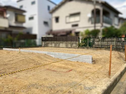 施工前 — 大阪府高槻市 K様邸 新築外構
