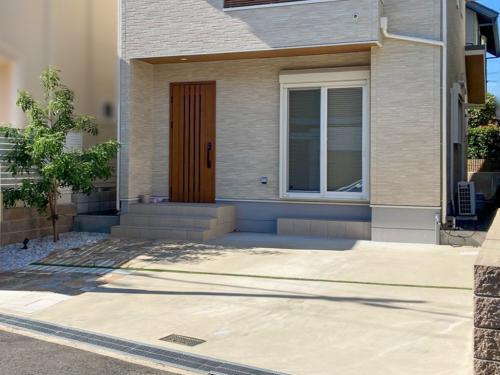 施工前 — 大阪府寝屋川市 T様邸 リフォーム外構