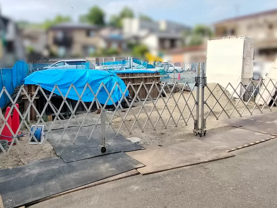 施工前 — 大阪府 新築外構