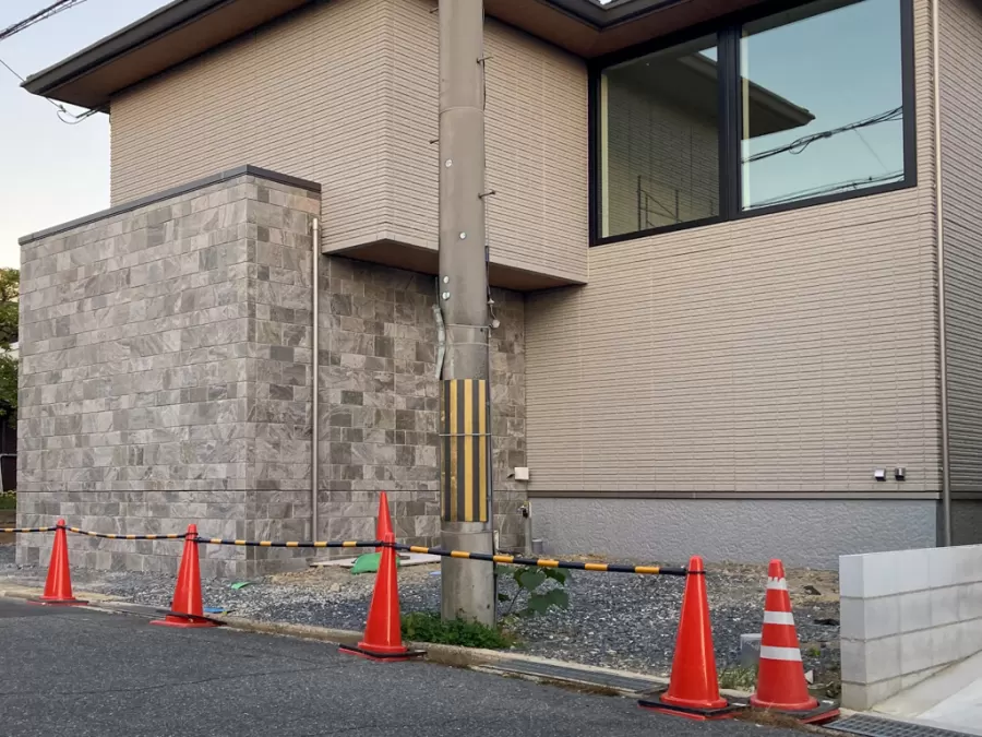 施工前 — 大阪府 新築外構