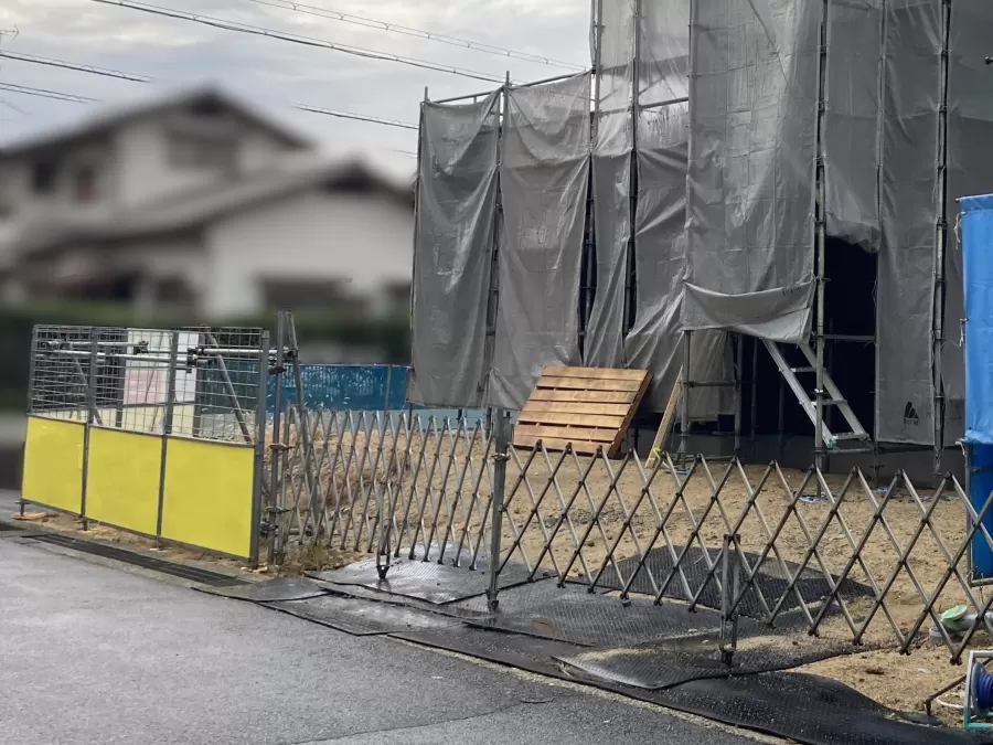 施工前 — 大阪府 新築外構
