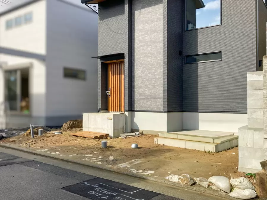 施工前 — 大阪府茨木市 新築外構