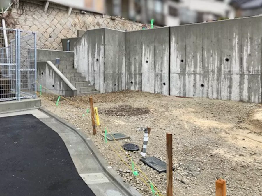 施工前 — 大阪府 新築外構
