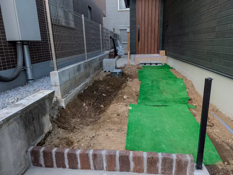 施工前 — 東京都板橋区 新築外構