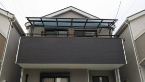 バルコニー屋根設置
